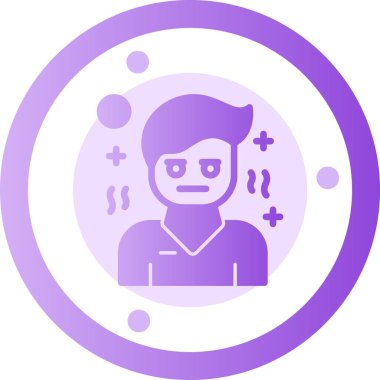 Kızgın yüz ifadesi ile kızgın yüz