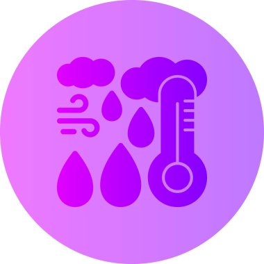 Termometre. Web simgesi basit tasarım