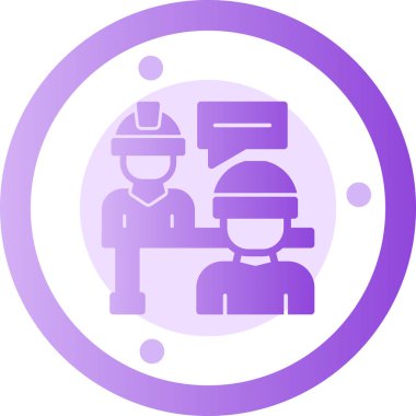 işçi simgesi, vektör illüstrasyonu