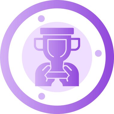 Bir kupa simgesinin vektör illüstrasyonu