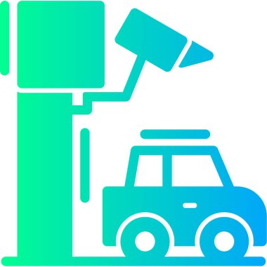 Vektör Araba Işığı simgesi