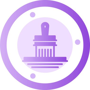 Bir deniz feneri simgesinin vektör çizimi