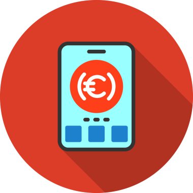 mobil ödeme vektör simgesi