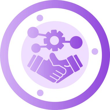 İş ikonu. vektör illüstrasyonu