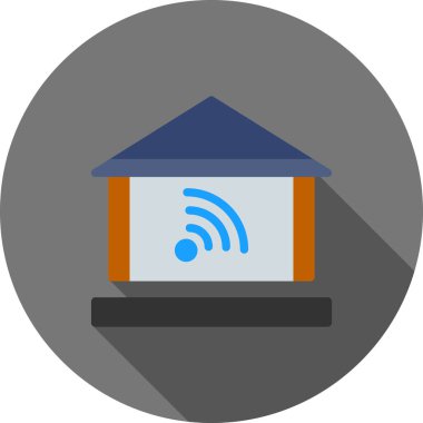 WiFi renkli vektör simgesi