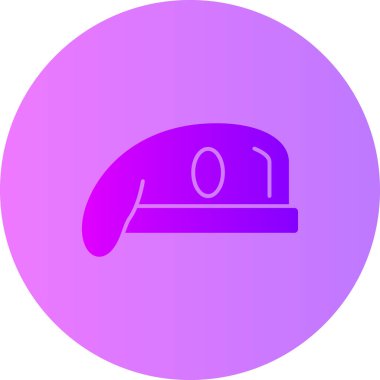 Tek bir kapsül simgesinin vektör çizimi