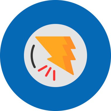 Elektrik simgesinin vektör illüstrasyonu