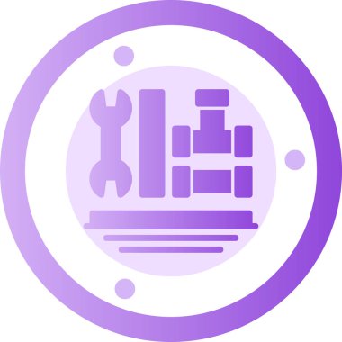 seo modern simgesinin vektör illüstrasyonu