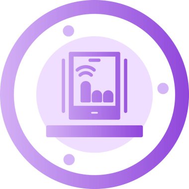 Bilgisayar. Web simgesi basit illüstrasyon