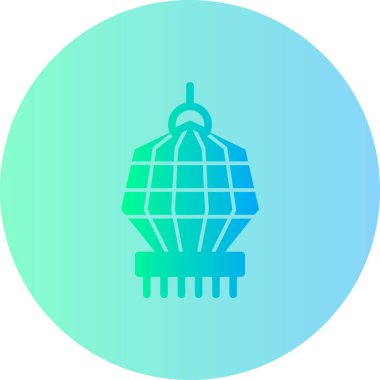 Eşsiz radyo anten vektör simgesi ph