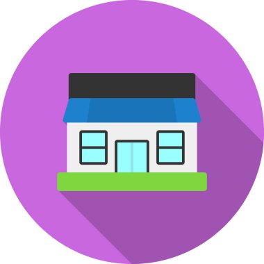 Web ve mobil uygulaması tasarımı, ev logo kavramı için beyaz arka plan üzerinde izole House simge vektör