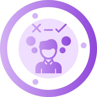 kullanıcı. Web simgesi basit illüstrasyon