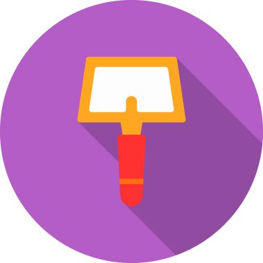 kürek simgesi vektör illüstrasyonu