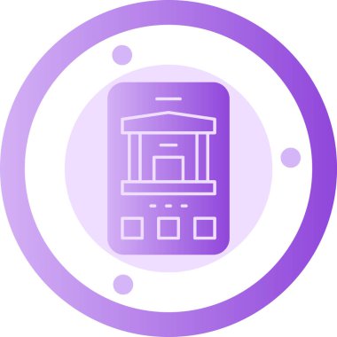 Bir benzin deposunun vektör illüstrasyonu