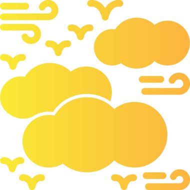 Bulut. Web simgesi basit illüstrasyon