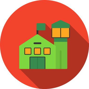 ev evi simgesi düz stil