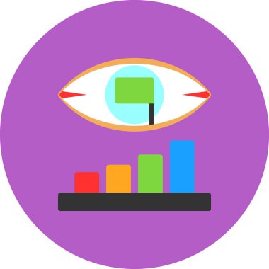 Göz çizelgesi vektör illüstrasyonu