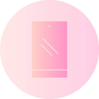 Pembe ve beyaz bir arkaplanın vektör çizimi