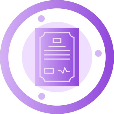 Belgenin vektör illüstrasyonu