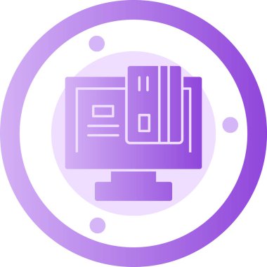 Yazıcı. Web simgesi basit illüstrasyon