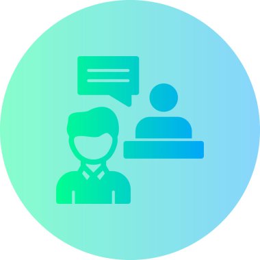 İnsan simgesinin vektör illüstrasyonu