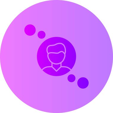 kullanıcı. Web simgesi basit illüstrasyon