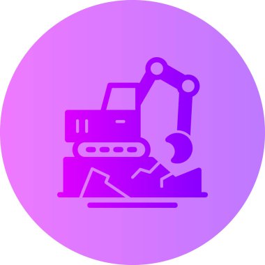 Robot simgesinin vektör illüstrasyonu