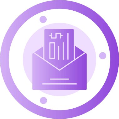 E-posta. Web simgesi basit illüstrasyon