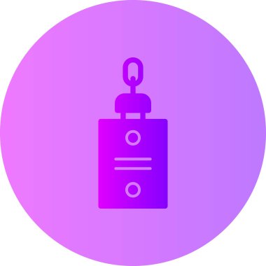 Benzin istasyonu simgesinin vektör illüstrasyonu