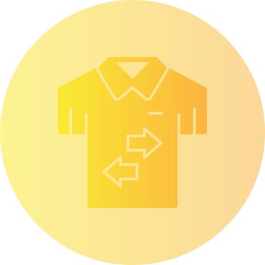 Kıyafetler. Web simgesi basit illüstrasyon