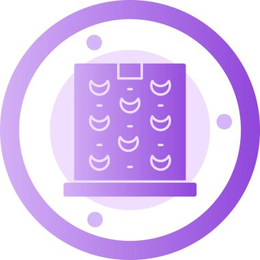 Bir gazın modern bir simgesinin vektör çizimi