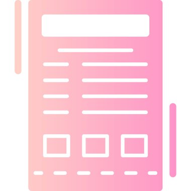 Kitap. Web simgesi basit illüstrasyon