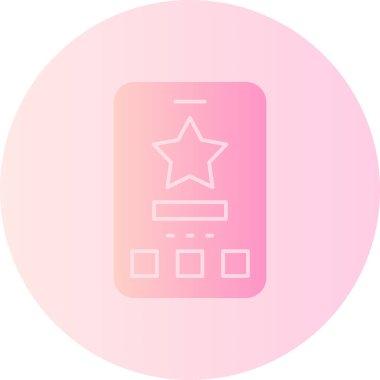 yıldız simgesi vektör illüstrasyonu