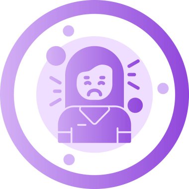 Uzaylı. Web simgesi basit illüstrasyon