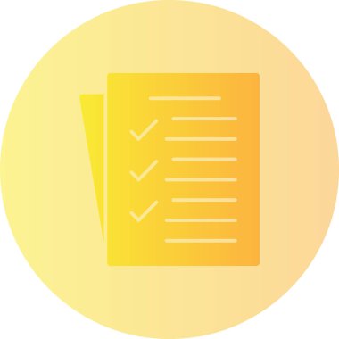 belge dosya vektör simgesi