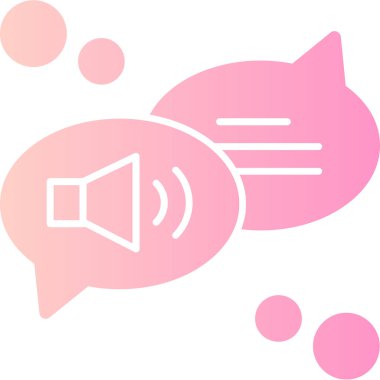 Basit hoparlör vektör illüstrasyonu