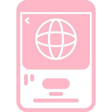 Web simgesi vektör illüstrasyonu