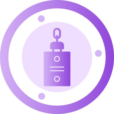 Çanta. Web simgesi basit illüstrasyon