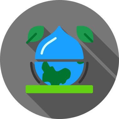 su damlası ikon vektör illüstrasyonu