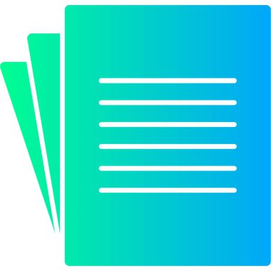 belge web simgesi vektör illüstrasyonu