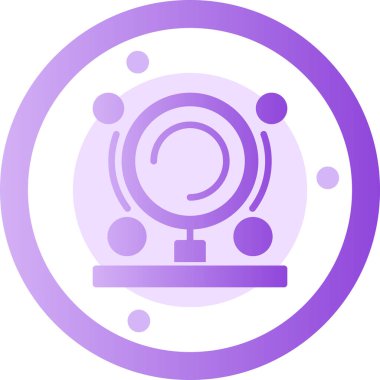 Modern bir simgenin vektör illüstrasyonu