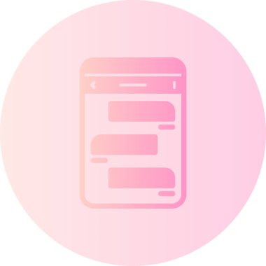 Akıllı telefonlu bir tabletin vektör çizimi