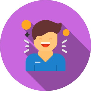 avatar kadın kişi simgesi düz stil