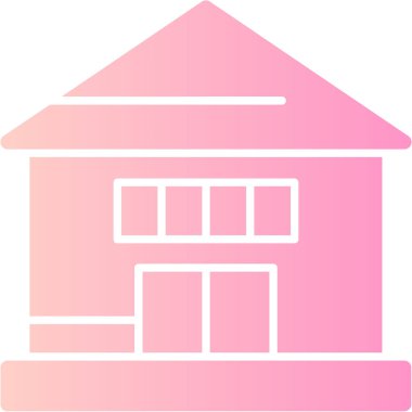 Ev simgesi vektör illüstrasyonu