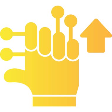 Eller simge vektör illüstrasyonu