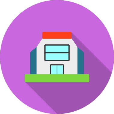 ev vektörü simgesi modern basit tasarım illüstrasyonu