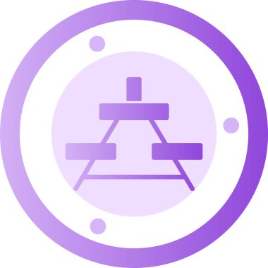 Modern simgenin vektör illüstrasyonu