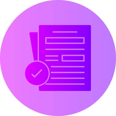 Kontrol listesi. Web simgesi vektör illüstrasyonu