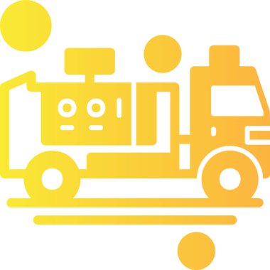 Yiyecek ve içecek ikonunun vektör illüstrasyonu