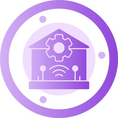 Kablosuz. Web simgesi basit illüstrasyon